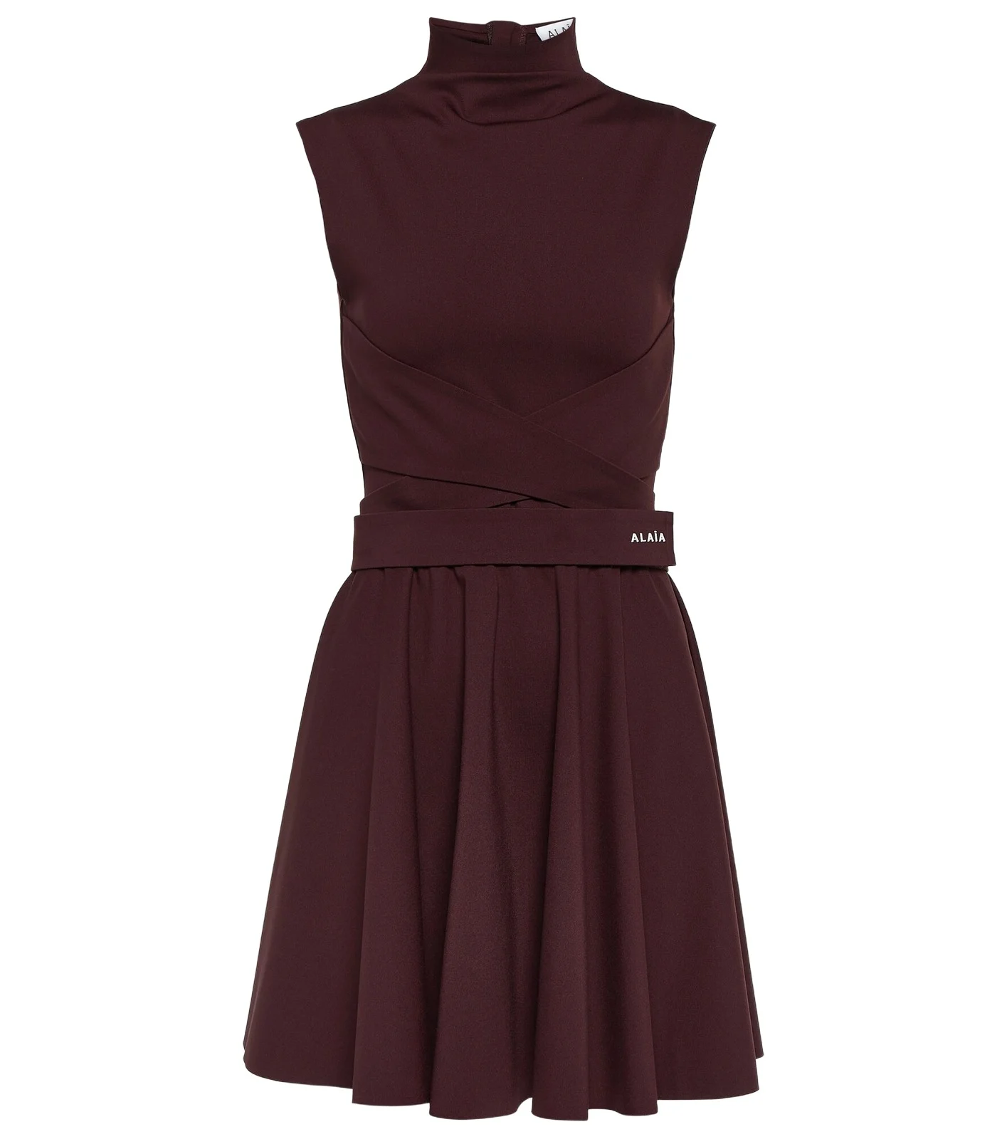 ALAÏA ALAÏA Mockneck jersey dress