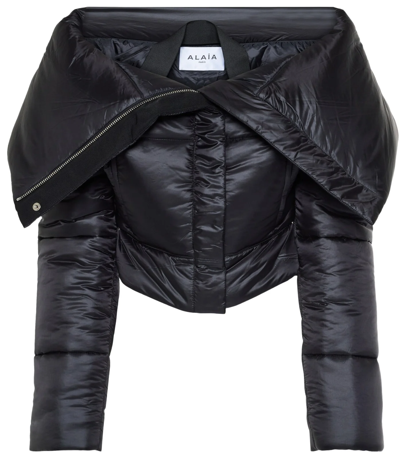 Cropped puffer jacket