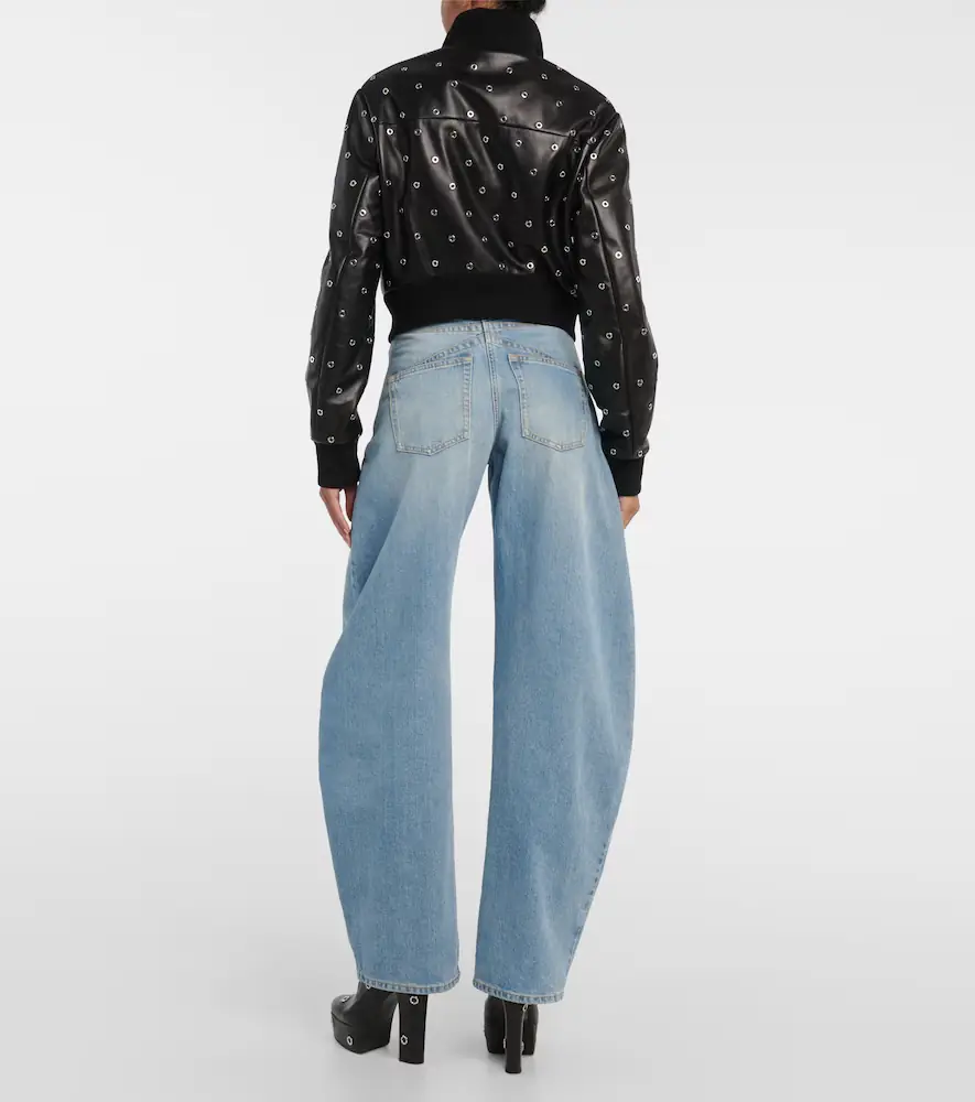 Alaïa Alaïa Studded leather bomber jacket | Thumbnail 2 Alaïa Alaïa Studded leather bomber jacket | Thumbnail 2