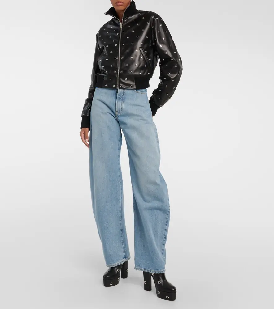 Alaïa Alaïa Studded leather bomber jacket | Thumbnail 6 Alaïa Alaïa Studded leather bomber jacket | Thumbnail 6