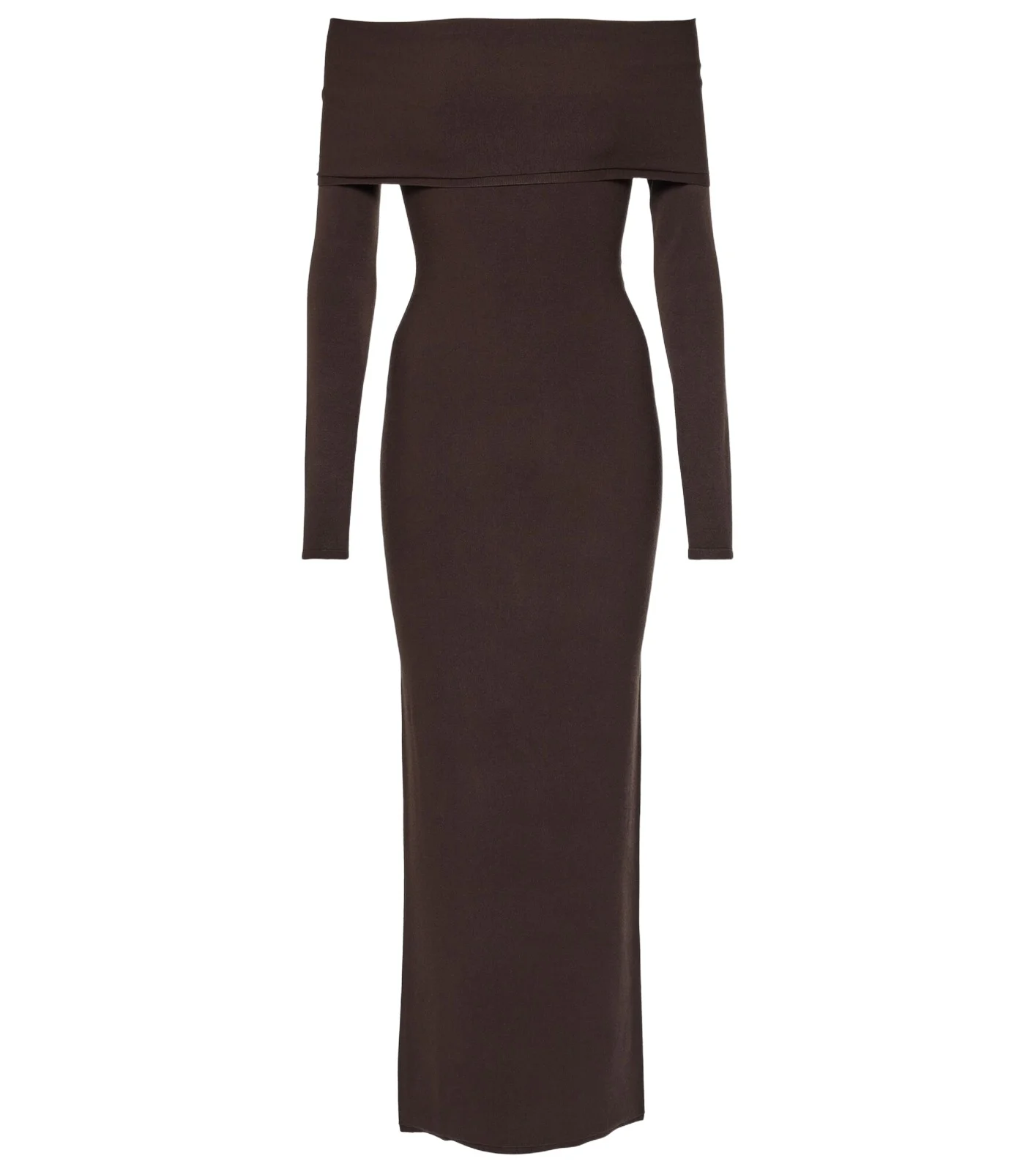 ALAÏA Off-shoulder jersey midi dress