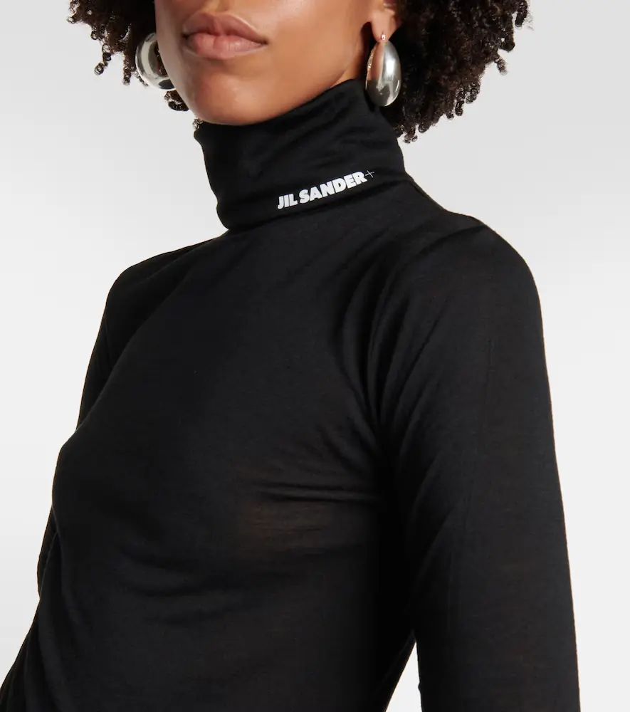 Jil Sander Logo turtleneck sweater | Thumbnail 4