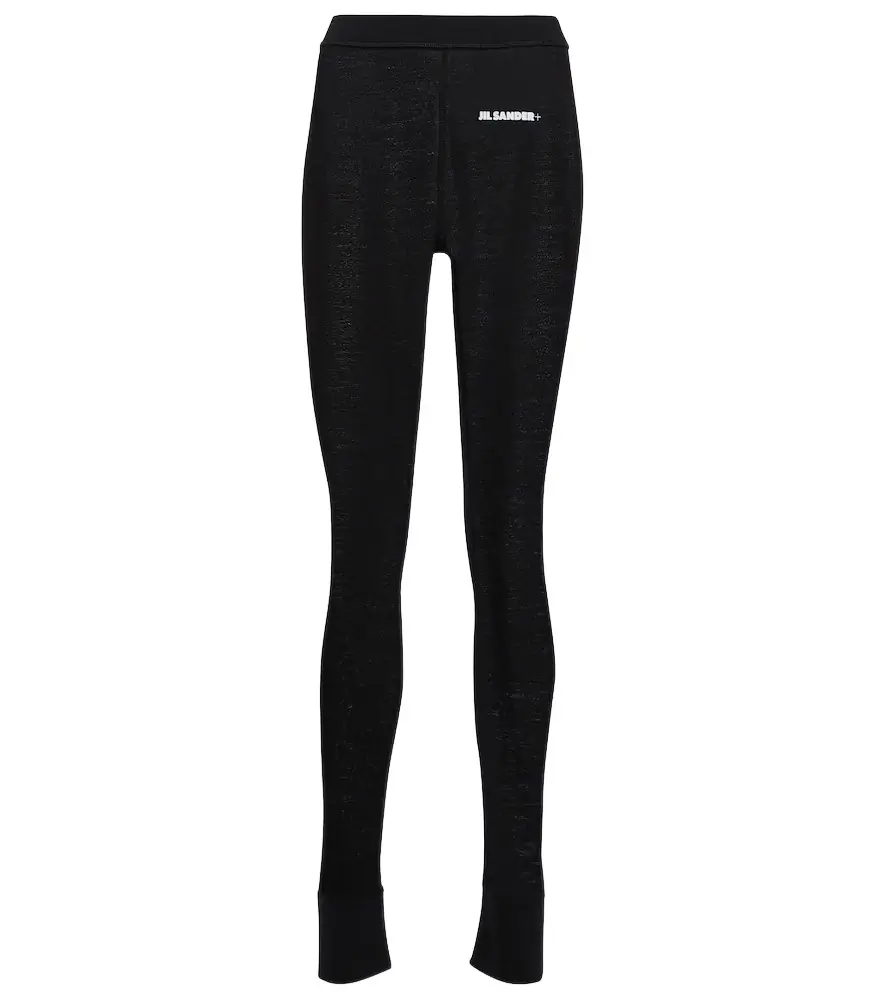 Jil Sander Logo leggings