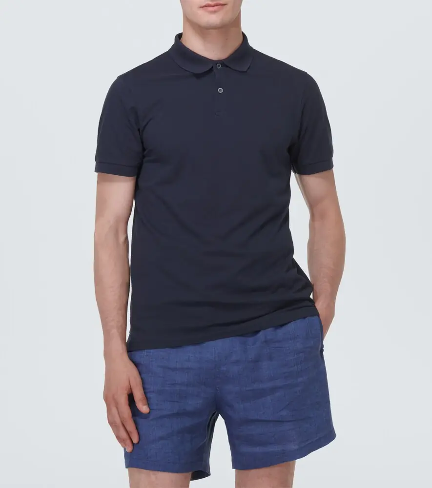 Sunspel Cotton polo shirt | Thumbnail 5 Sunspel Cotton polo shirt | Thumbnail 5