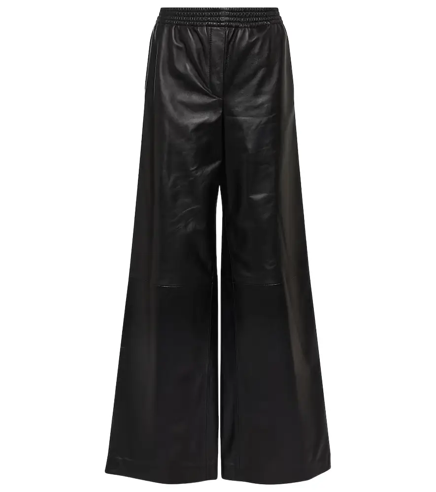 Joseph Ashbridge leather wide-leg pants | Image 1 Joseph Ashbridge leather wide-leg pants | Image 1