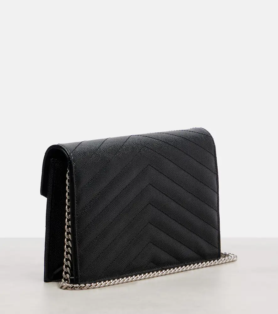 Saint Laurent Cassandre matelassé envelope leather wallet on chain | Thumbnail 3 Saint Laurent Cassandre matelassé envelope leather wallet on chain | Thumbnail 3