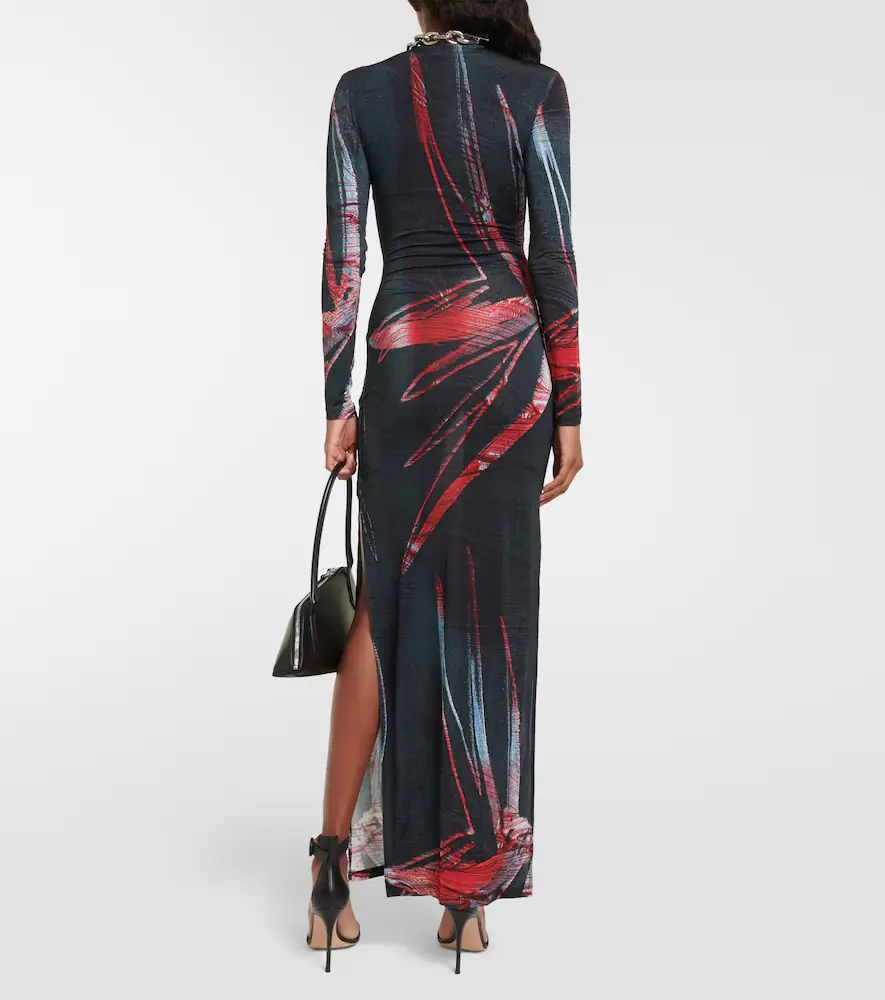 Louisa Ballou Printed jersey maxi dress | Thumbnail 2
