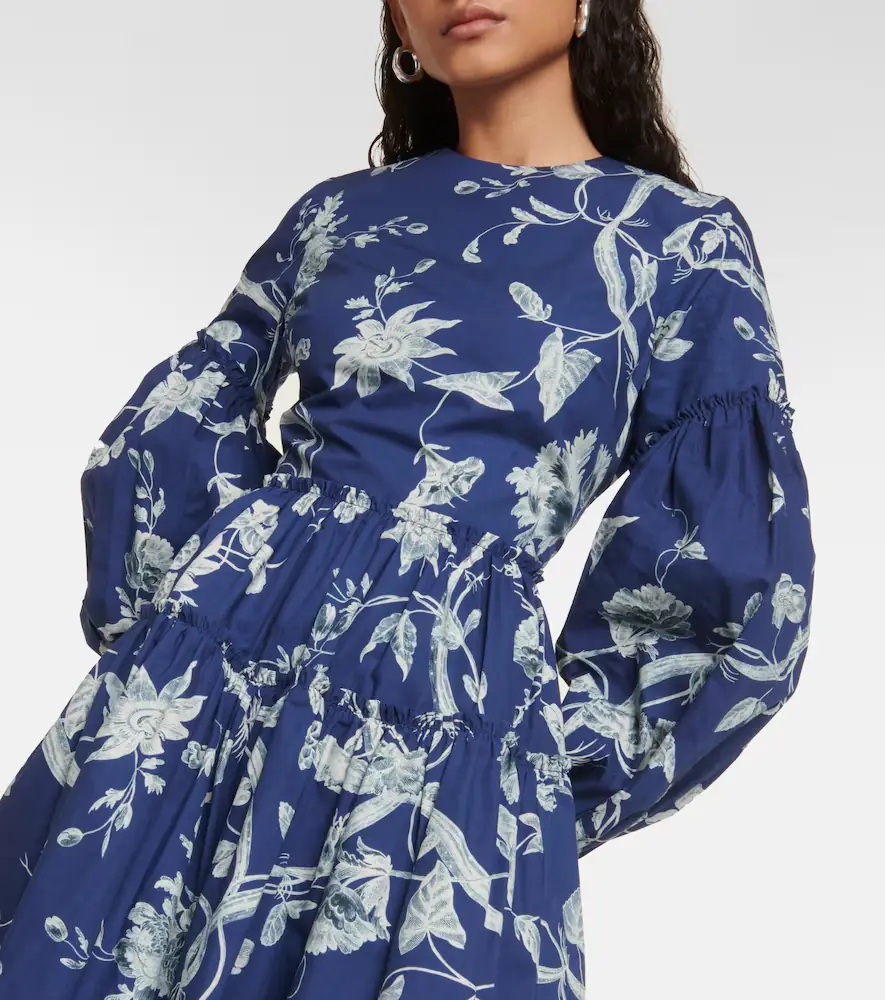 Erdem Floral cotton poplin minidress | Thumbnail 4