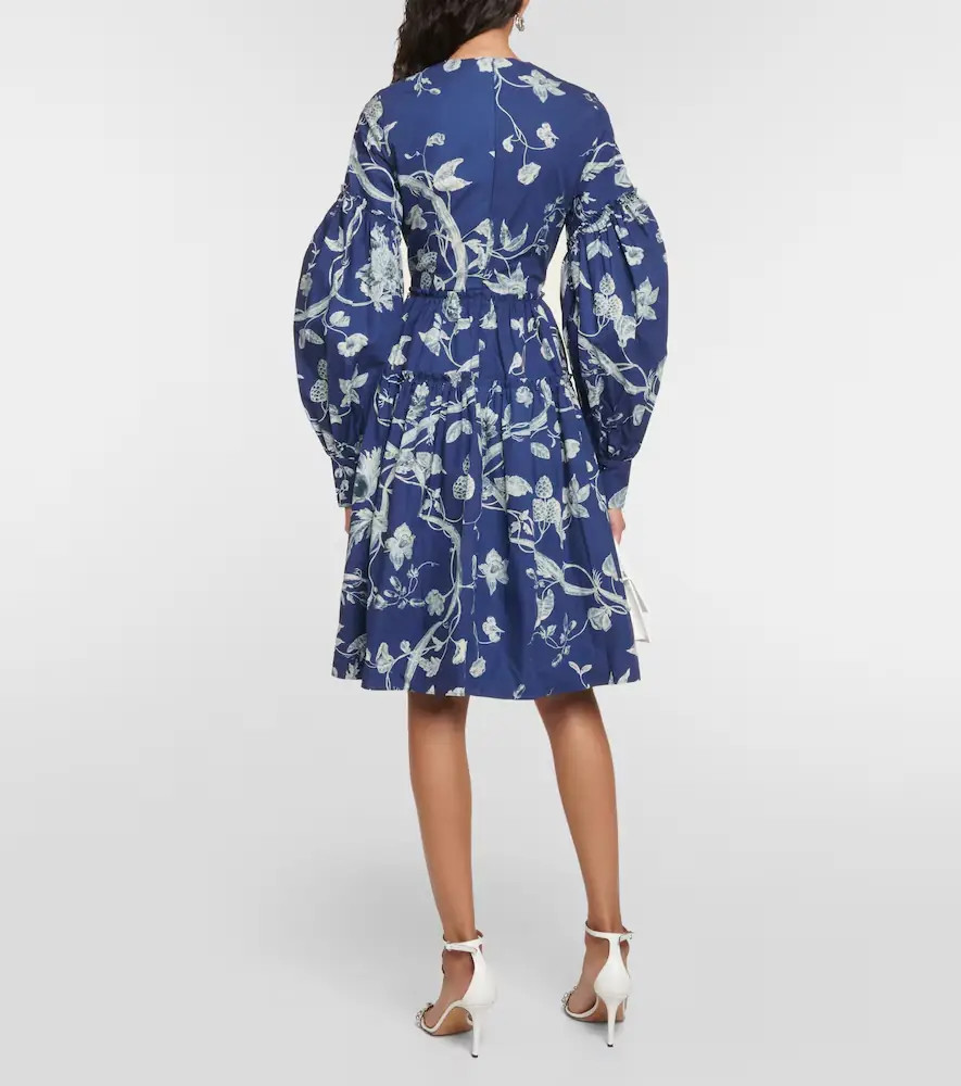 Erdem Floral cotton poplin minidress | Thumbnail 5