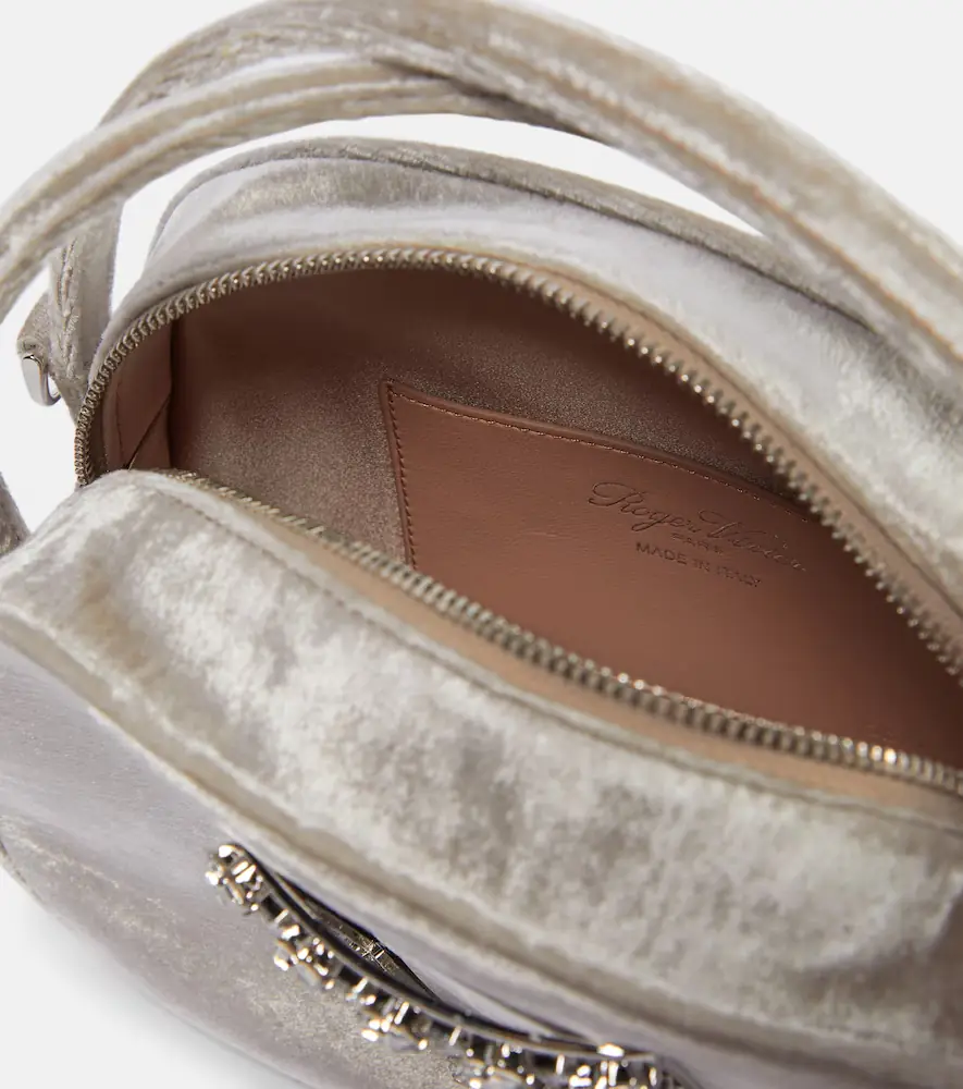 Roger Vivier Viv' Ladybug velvet shoulder bag | Thumbnail 3