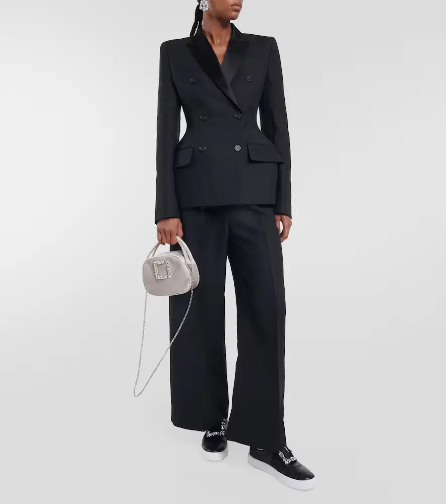 Roger Vivier Viv' Ladybug velvet shoulder bag | Thumbnail 5