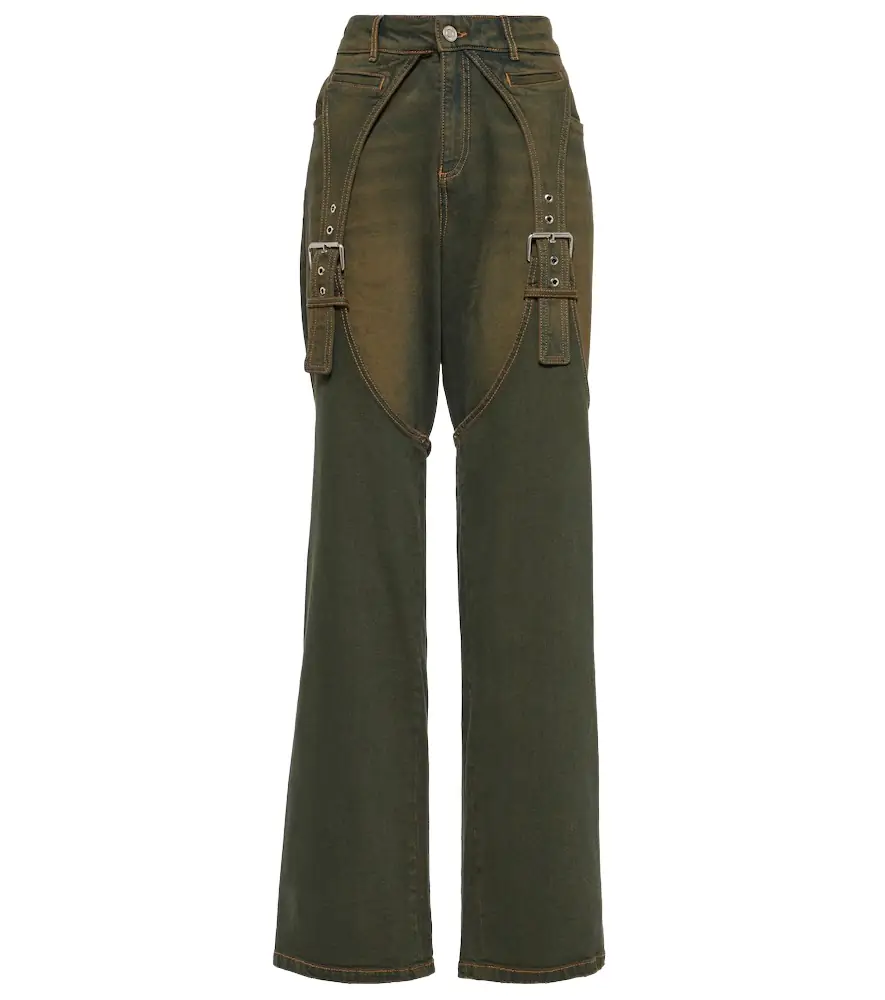 BLUMARINE Embellished buckle boyfriend jeans | Image 1 BLUMARINE Embellished buckle boyfriend jeans | Image 1