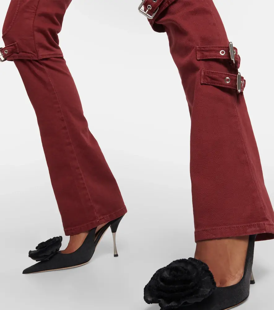 BLUMARINE Cutout mid-rise boyfriend jeans | Thumbnail 2