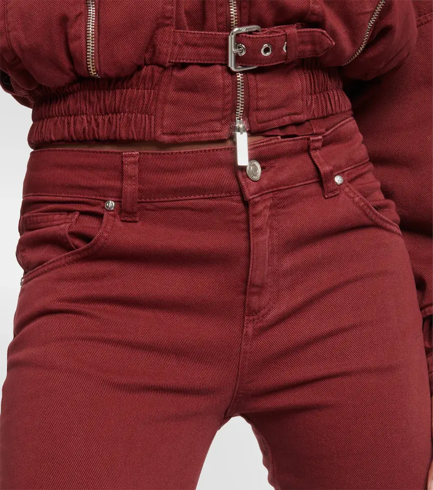 BLUMARINE Cutout mid-rise boyfriend jeans | Thumbnail 3