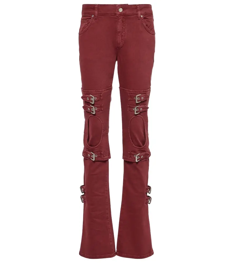 BLUMARINE Cutout mid-rise boyfriend jeans | Image 1 BLUMARINE Cutout mid-rise boyfriend jeans | Image 1