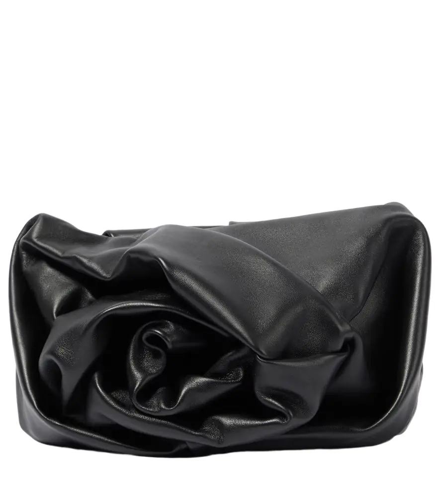 Burberry Rose leather clutch