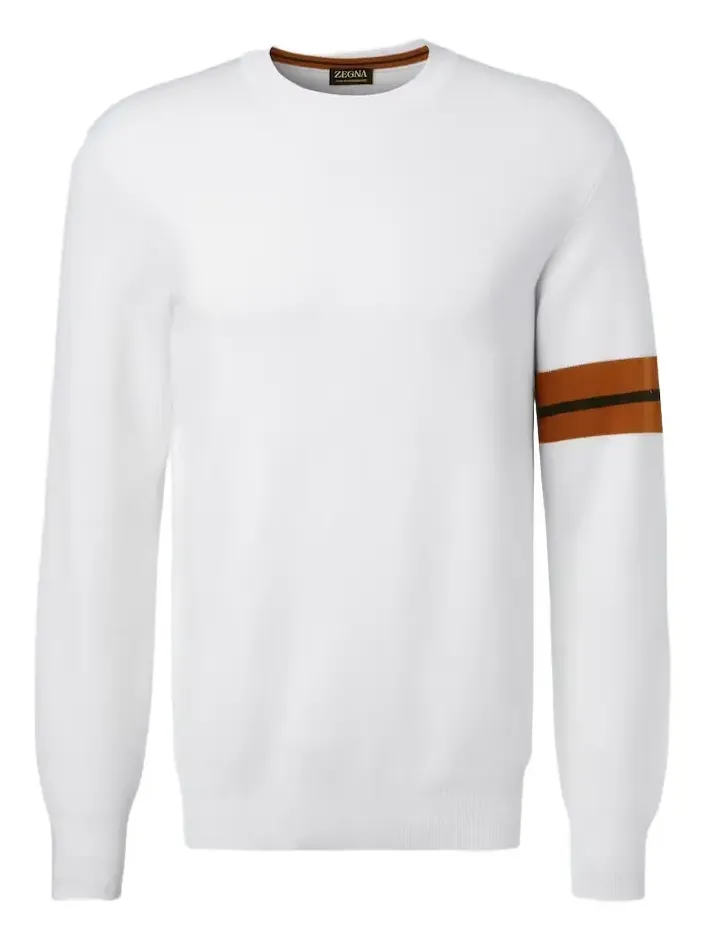 Ribbed-knit wool sweater Ribbed-knit wool sweater