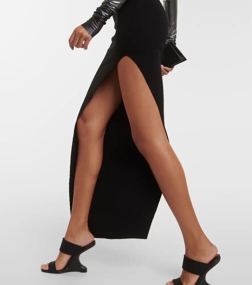 Rick Owens Asymmetric maxi skirt | Thumbnail 3