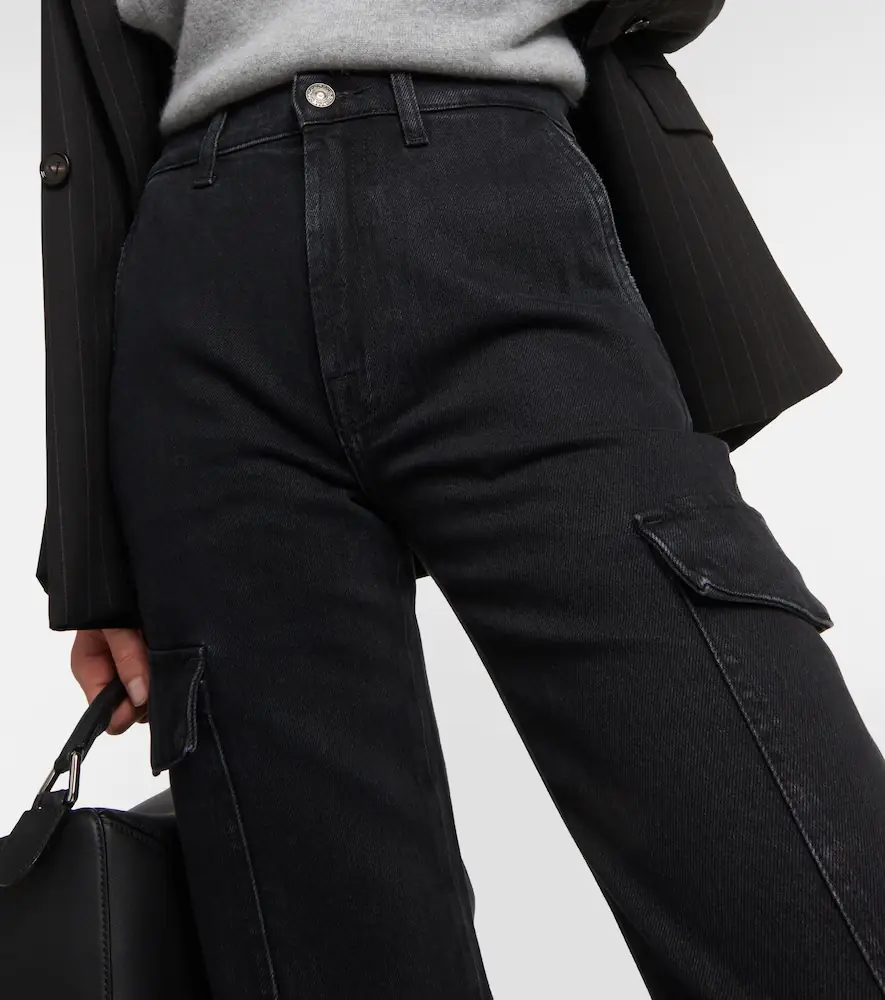 7 For All Mankind Logan Cargo cropped straight jeans | Thumbnail 4 7 For All Mankind Logan Cargo cropped straight jeans | Thumbnail 4