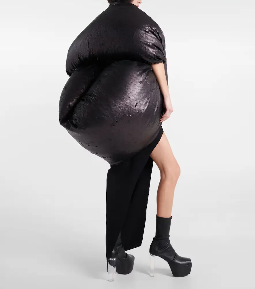 Rick Owens Sequined down jacket | Thumbnail 3