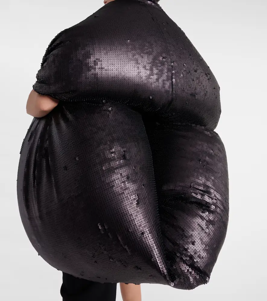 Rick Owens Sequined down jacket | Thumbnail 4