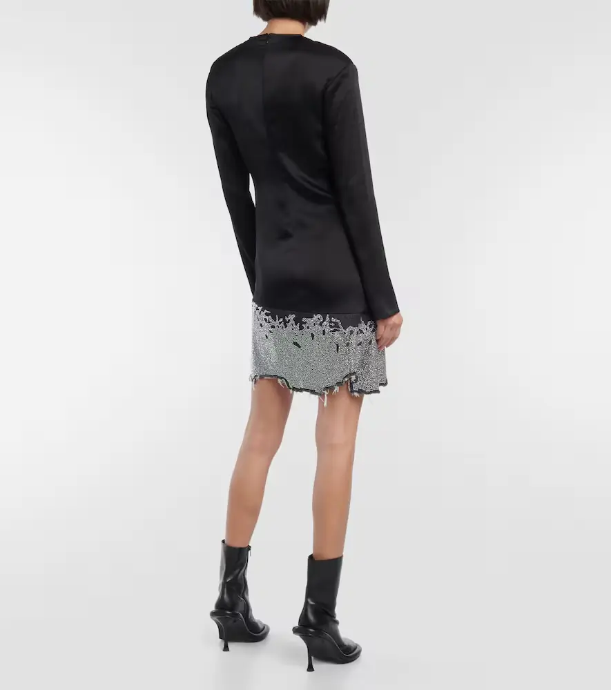 JW Anderson Deconstructed satin minidress | Thumbnail 3