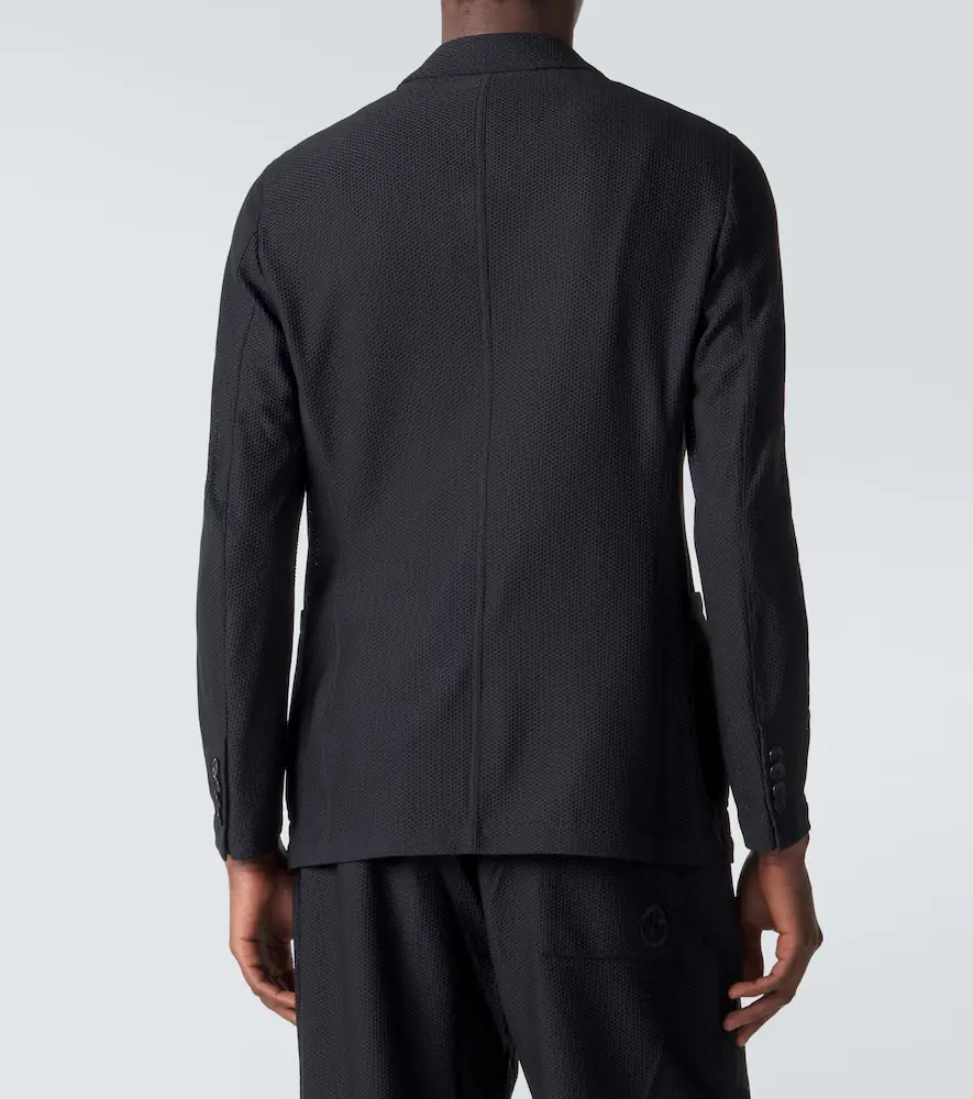Giorgio Armani Icon single-breasted blazer | Thumbnail 3 Giorgio Armani Icon single-breasted blazer | Thumbnail 3