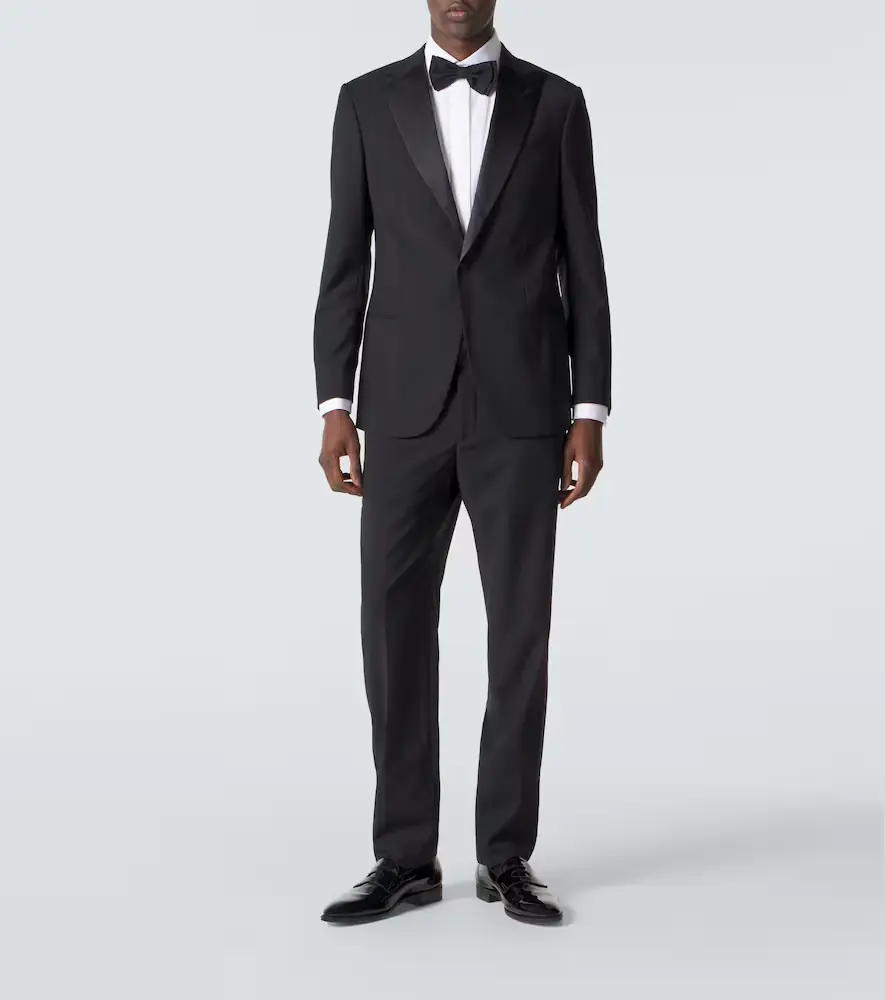 Giorgio Armani Single-breasted virgin wool tuxedo | Thumbnail 2 Giorgio Armani Single-breasted virgin wool tuxedo | Thumbnail 2