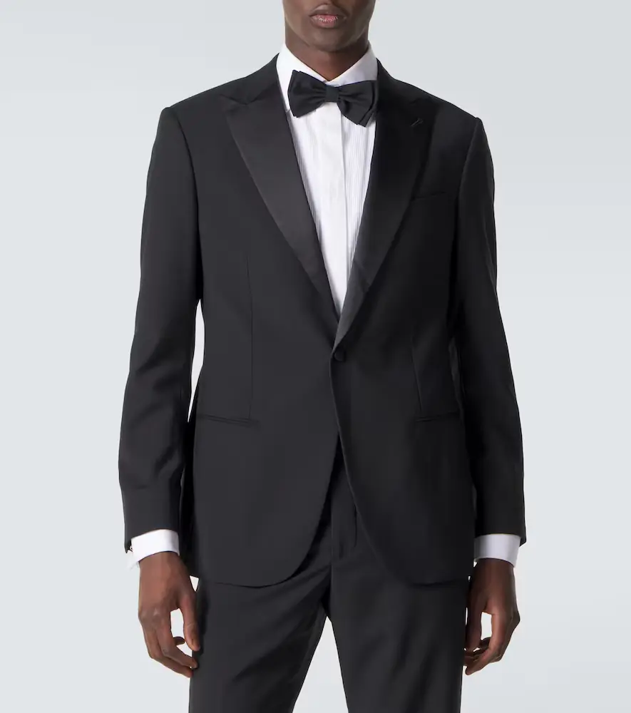 Giorgio Armani Single-breasted virgin wool tuxedo | Thumbnail 6 Giorgio Armani Single-breasted virgin wool tuxedo | Thumbnail 6