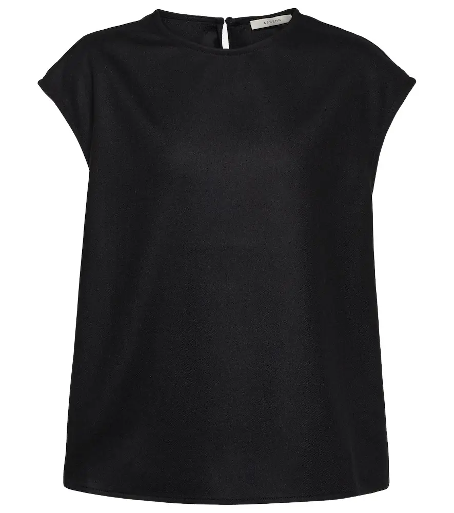 ASCENO Dasha linen top