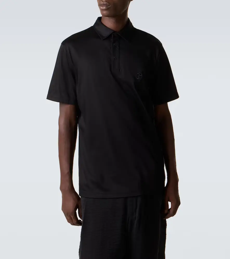 Giorgio Armani Cotton polo shirt | Thumbnail 5 Giorgio Armani Cotton polo shirt | Thumbnail 5