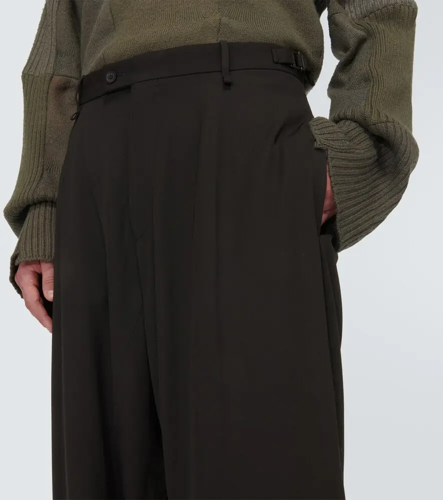 Balenciaga Skater tailored wool-blend wide-leg pants | Thumbnail 3 Balenciaga Skater tailored wool-blend wide-leg pants | Thumbnail 3