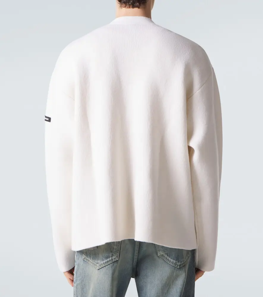 Balenciaga Wool-blend cardigan | Thumbnail 4