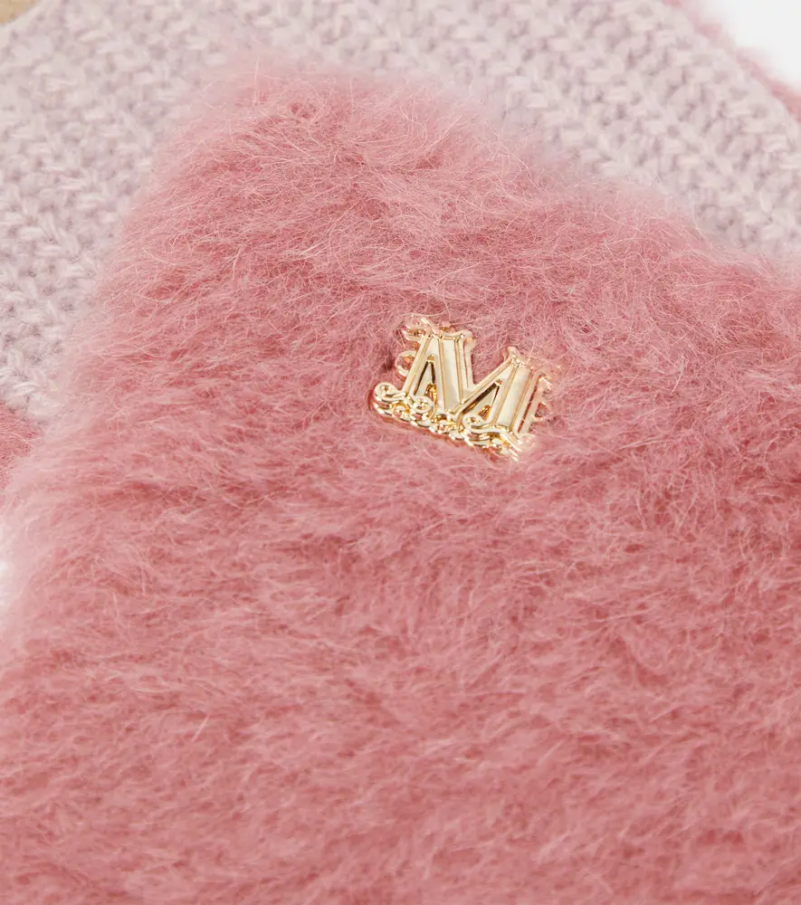 Max Mara Manny teddy fingerless gloves | Thumbnail 2