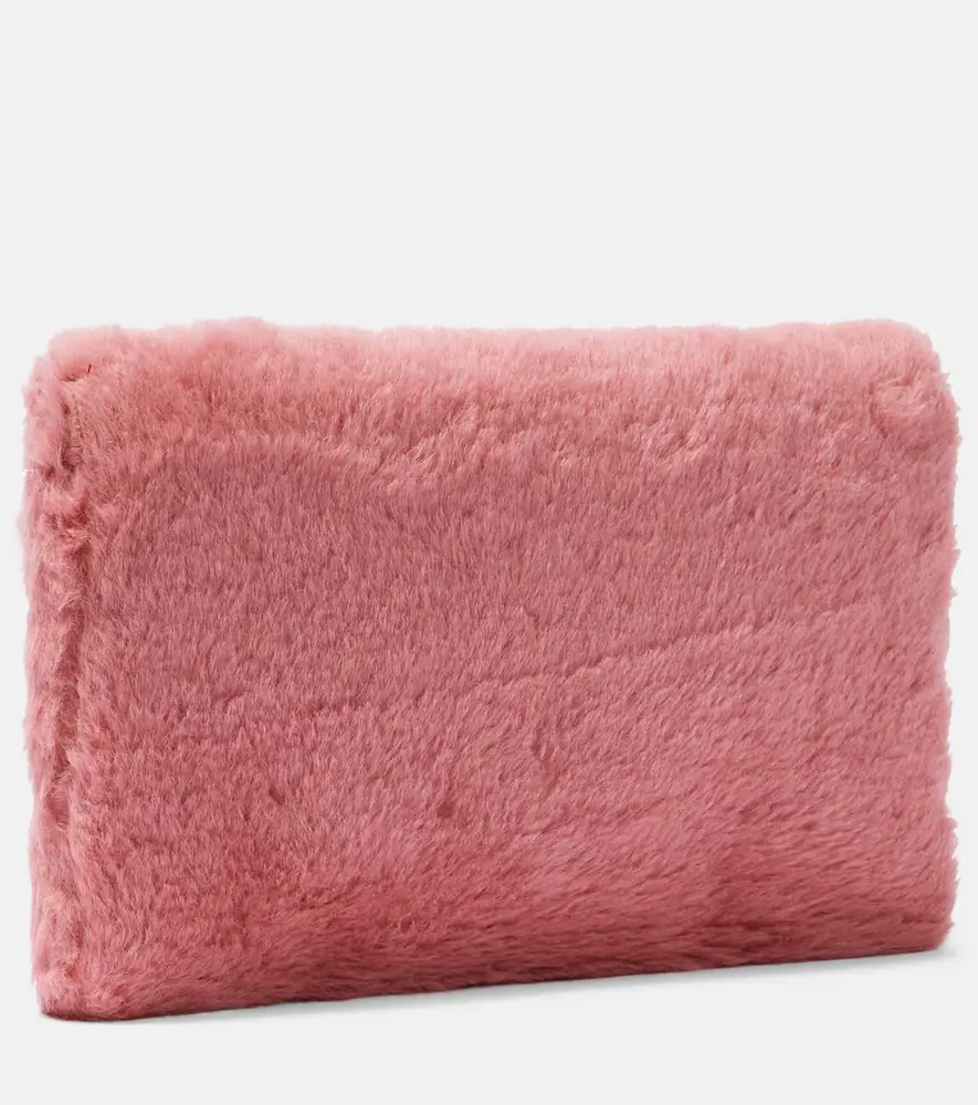Max Mara Alpaca, wool, and silk teddy clutch | Thumbnail 5 Max Mara Alpaca, wool, and silk teddy clutch | Thumbnail 5