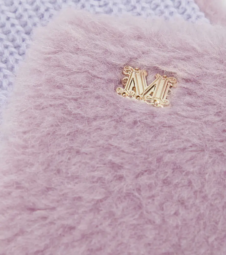 Max Mara Manny teddy fingerless gloves | Thumbnail 2 Max Mara Manny teddy fingerless gloves | Thumbnail 2