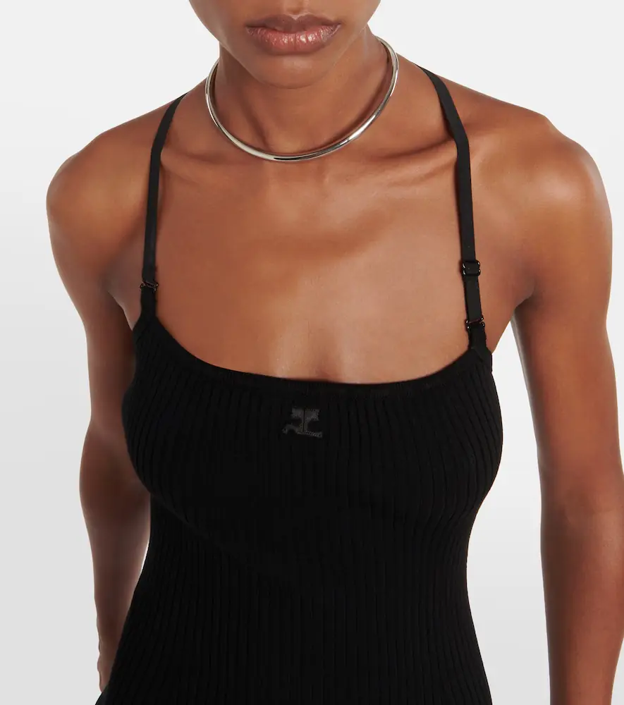 Courrèges Courrèges Ribbed-knit minidress | Thumbnail 5