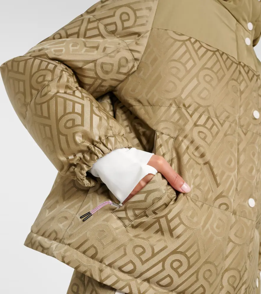 Yves Salomon Logo shearling-trimmed down jacket | Thumbnail 2