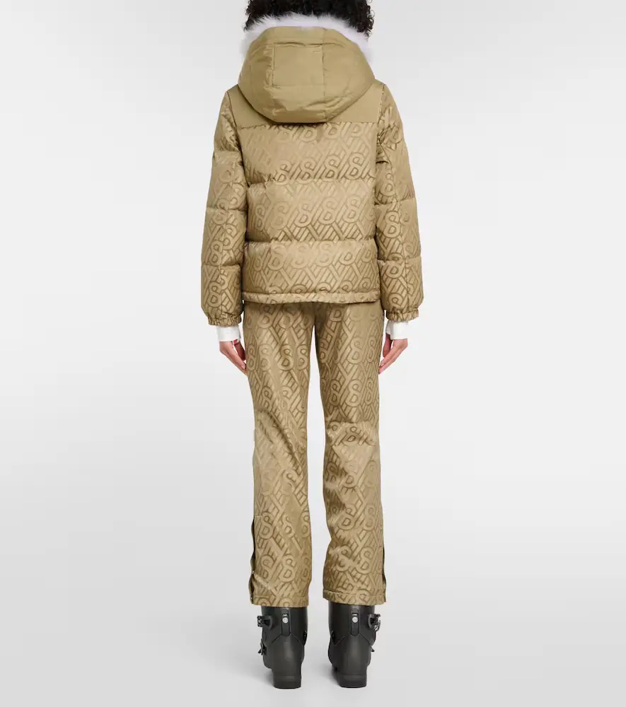 Yves Salomon Logo shearling-trimmed down jacket | Thumbnail 5