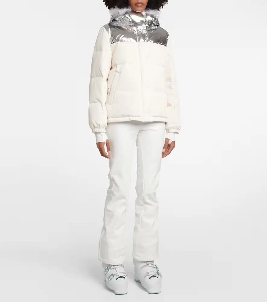 Yves Salomon Shearling-trimmed down jacket | Thumbnail 3 Yves Salomon Shearling-trimmed down jacket | Thumbnail 3