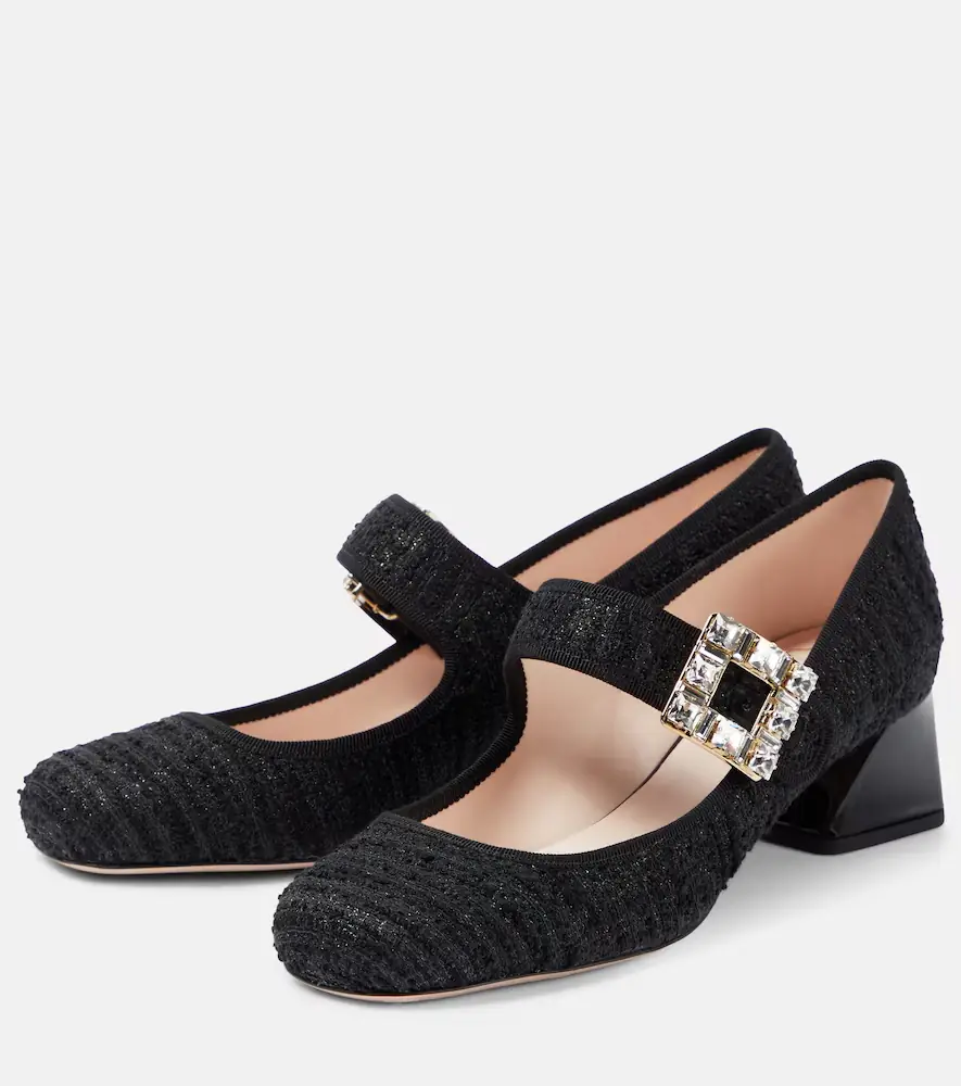 Roger Vivier Très Vivier embellished Mary Jane pumps | Thumbnail 4