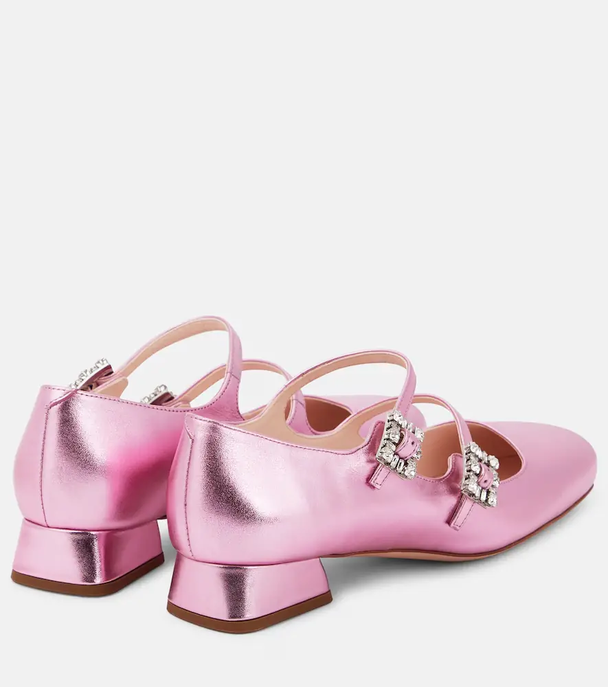 Roger Vivier Mini Très Vivier leather Mary Jane pumps | Thumbnail 2 Roger Vivier Mini Très Vivier leather Mary Jane pumps | Thumbnail 2