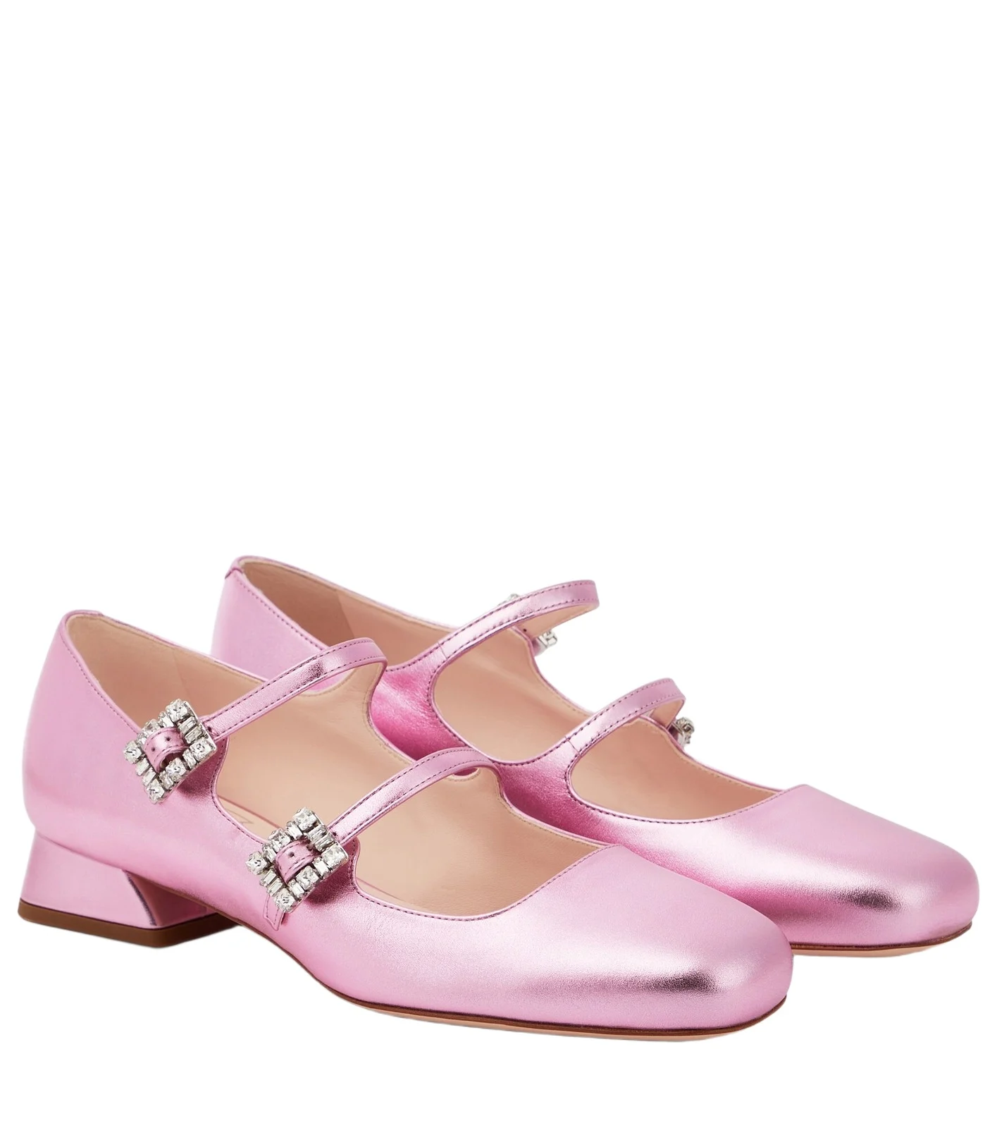 Roger Vivier Mini Très Vivier leather Mary Jane pumps