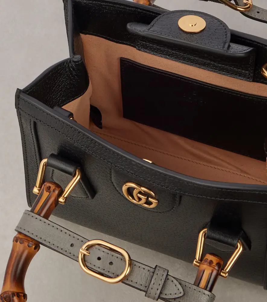 Gucci Diana Mini leather tote bag | Thumbnail 6 Gucci Diana Mini leather tote bag | Thumbnail 6