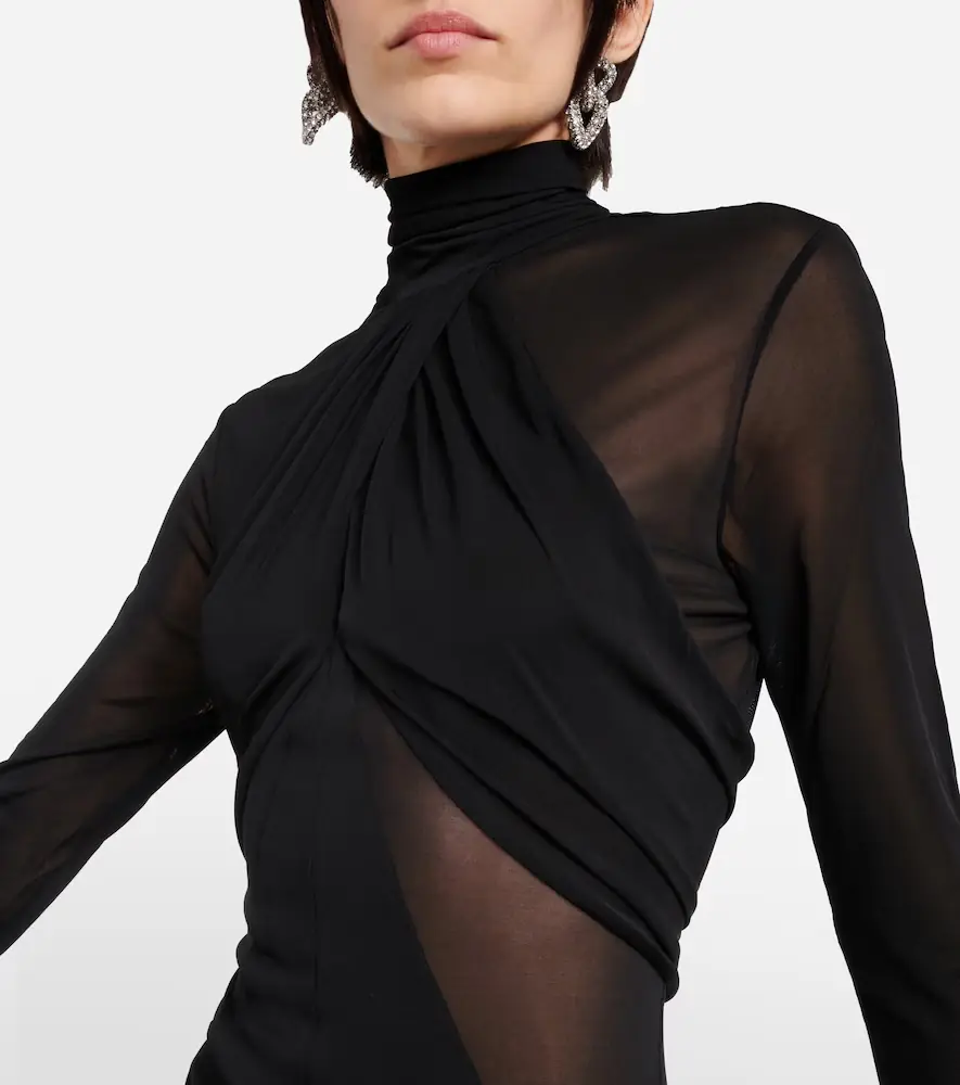 Isabel Marant Rimma semi-sheer gown | Thumbnail 2 Isabel Marant Rimma semi-sheer gown | Thumbnail 2