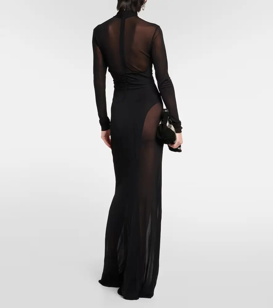 Isabel Marant Rimma semi-sheer gown | Thumbnail 4 Isabel Marant Rimma semi-sheer gown | Thumbnail 4