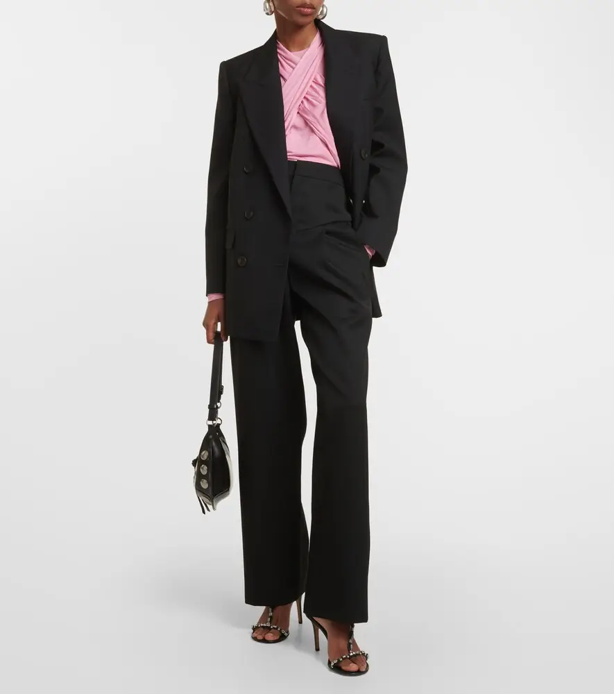 Isabel Marant Resly draped semi-sheer jersey top | Thumbnail 4