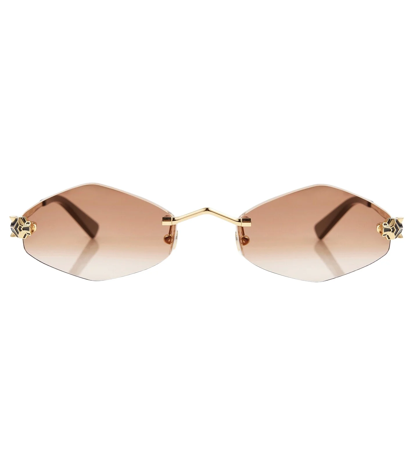 Panthère de Cartier geometric sunglasses