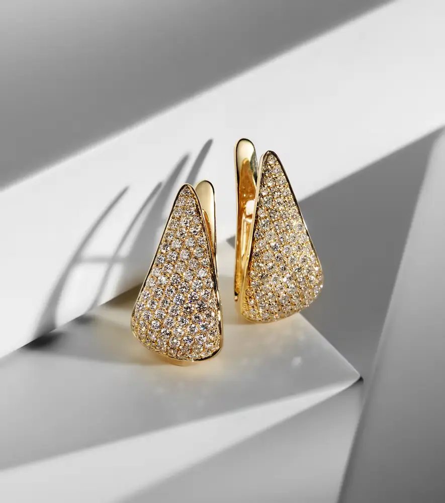 Anita Ko Claw 18kt gold earrings with diamonds | Thumbnail 5 Anita Ko Claw 18kt gold earrings with diamonds | Thumbnail 5