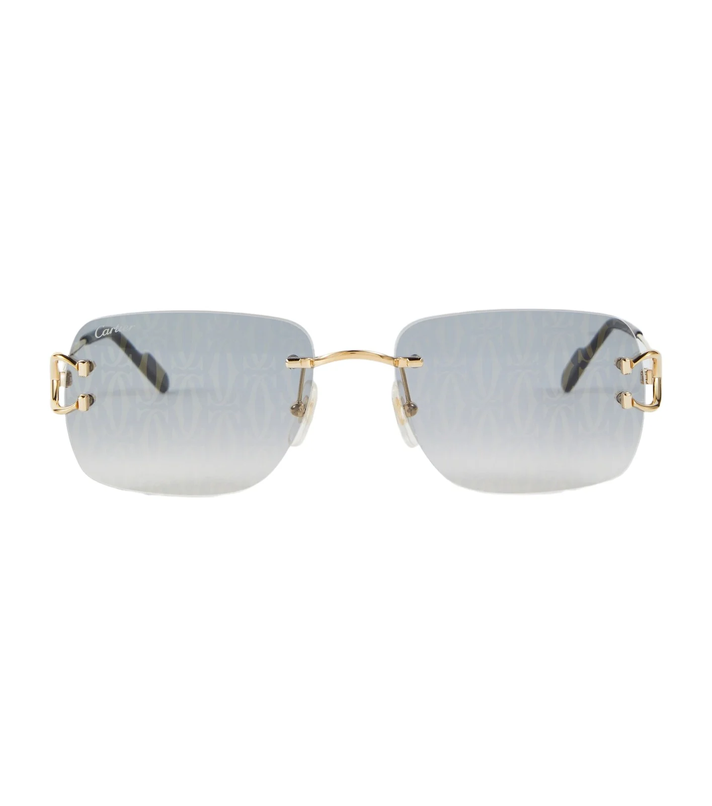 Cartier Eyewear Collection Monogram rectangular sunglasses